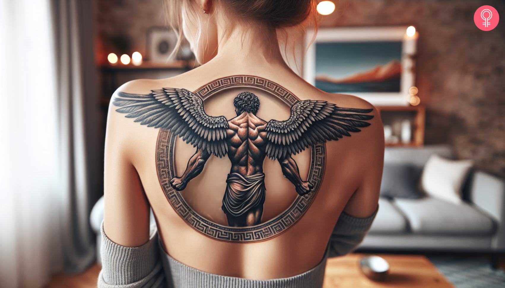 8 Best Atlas Tattoo Ideas: When Mythology Meets Modern Ink 6 Atlas God tattoo on the back