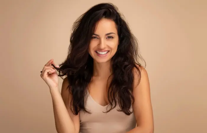 Women with round face shape