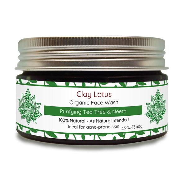  Clay Lotus Organic Face Wash