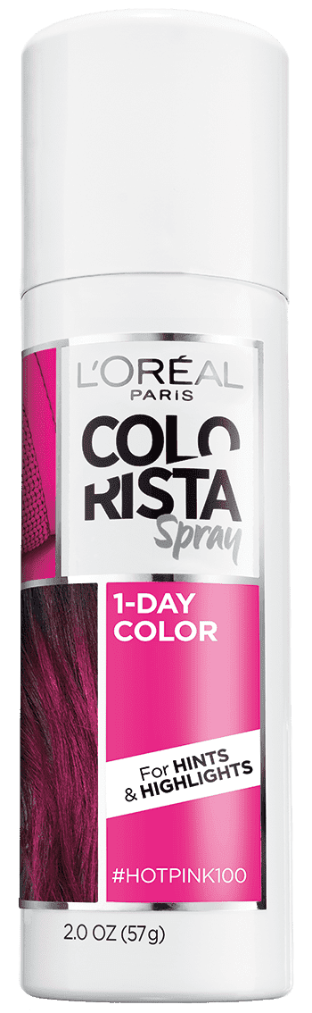  L’Oreal Paris Colorista Hair Color Spray – Hot Pink