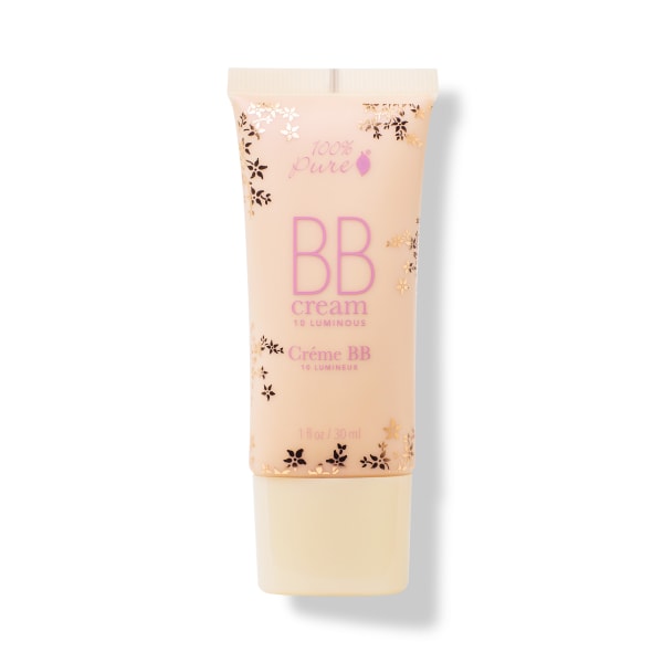 100% PURE BB Cream Shade 20 Aglow Full Face Coverage Skin Care & Glow - All-In-One Primer Concealer & Foundation Makeup - Shimmery, Dewy Youth Medium Color w/ Warm Undertone - Vegan - 1 Fl Oz Shade 20 Aglow 1 Fl Oz (Pack of 1)