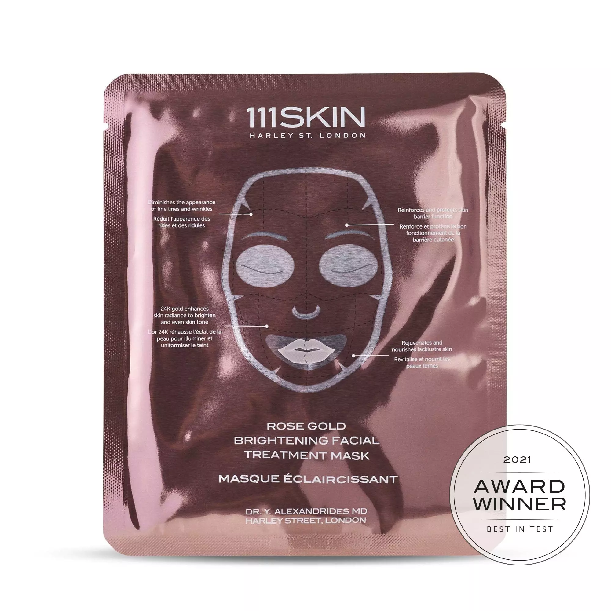 111SKIN Rose Gold Brightening Facial Treatment Mask