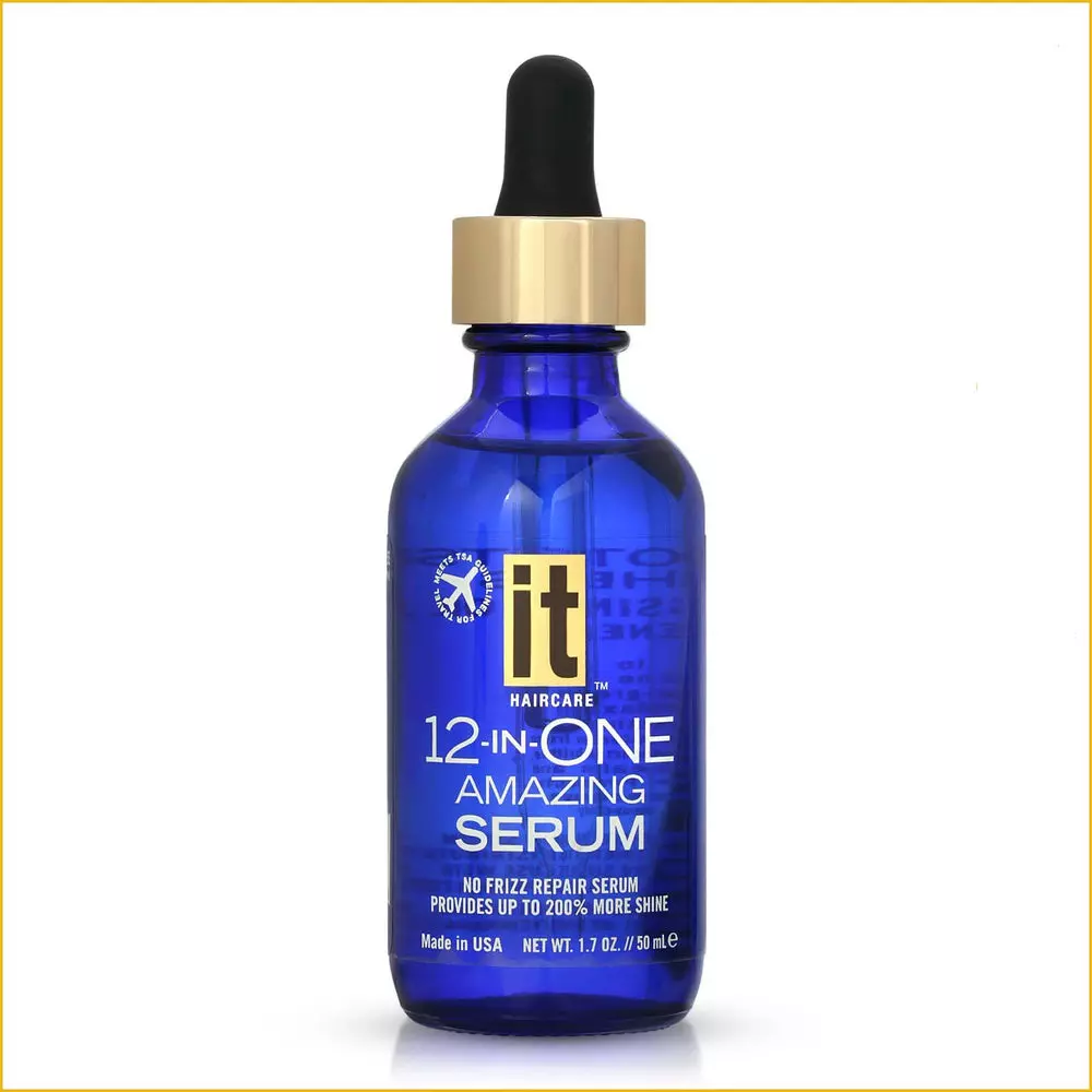 12-in-One Amazing Hair Serum - Infused with Abyssinian and Sunflower Oil to Hydrate Smooth and Nourish Hair - Fight Frizz, Split Ends, and Detangles for Manageable and Shiny Hair