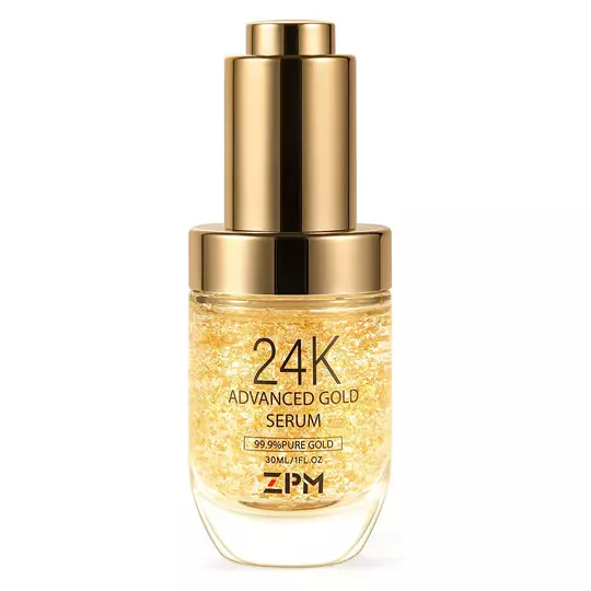 24K Gold Anti Aging Face Serum Moisturizer Enriched with Vitamin C Serum