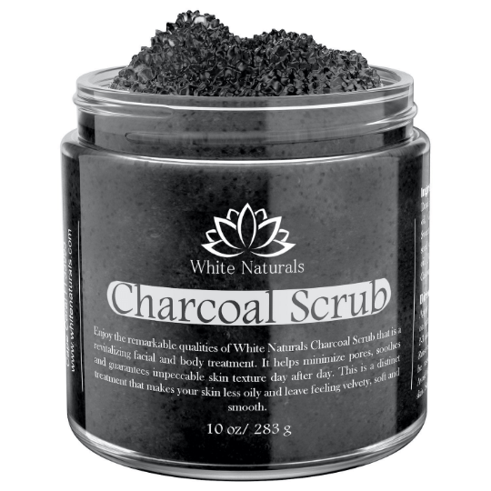 Activated Charcoal Scrub ? Body scrub By White Naturals