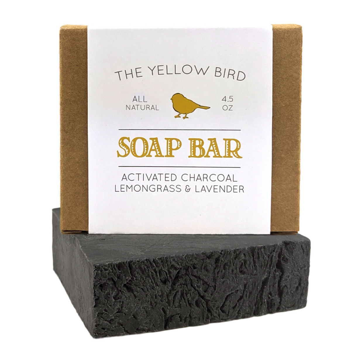 Activated Charcoal Soap Bar - Natural Face Soap & Body Soap for Acne