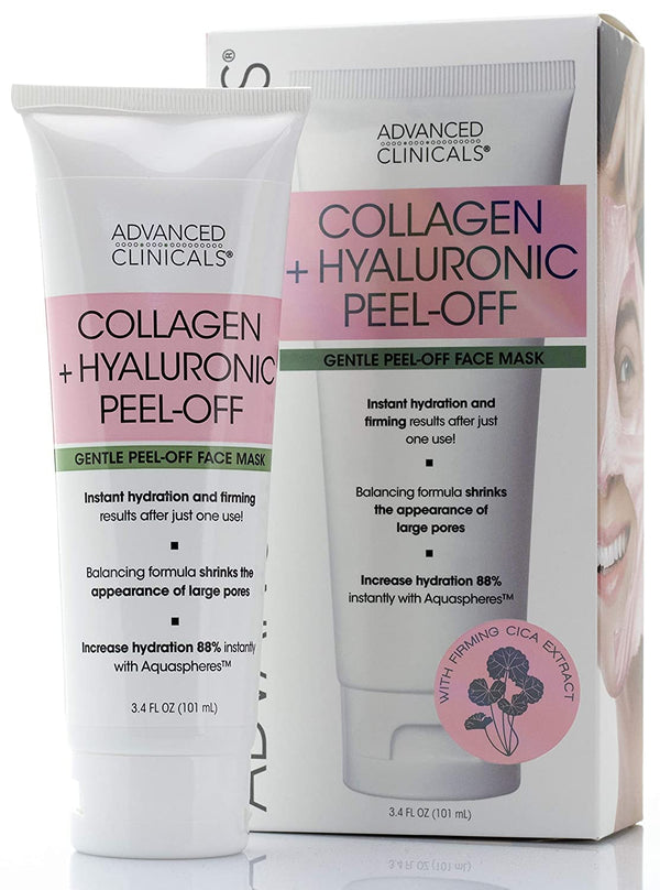 Advanced Clinicals Collagen + Hyaluronic Peel-Off
