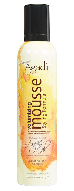 AGADIR Argan Oil Volumizing Styling Mousse, 8.5 oz