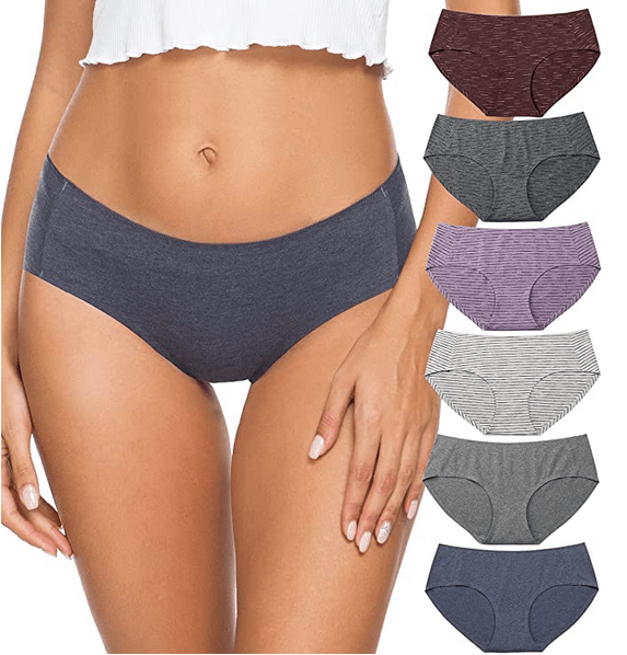 Altheanray Women’s Seamless Cotton Briefs