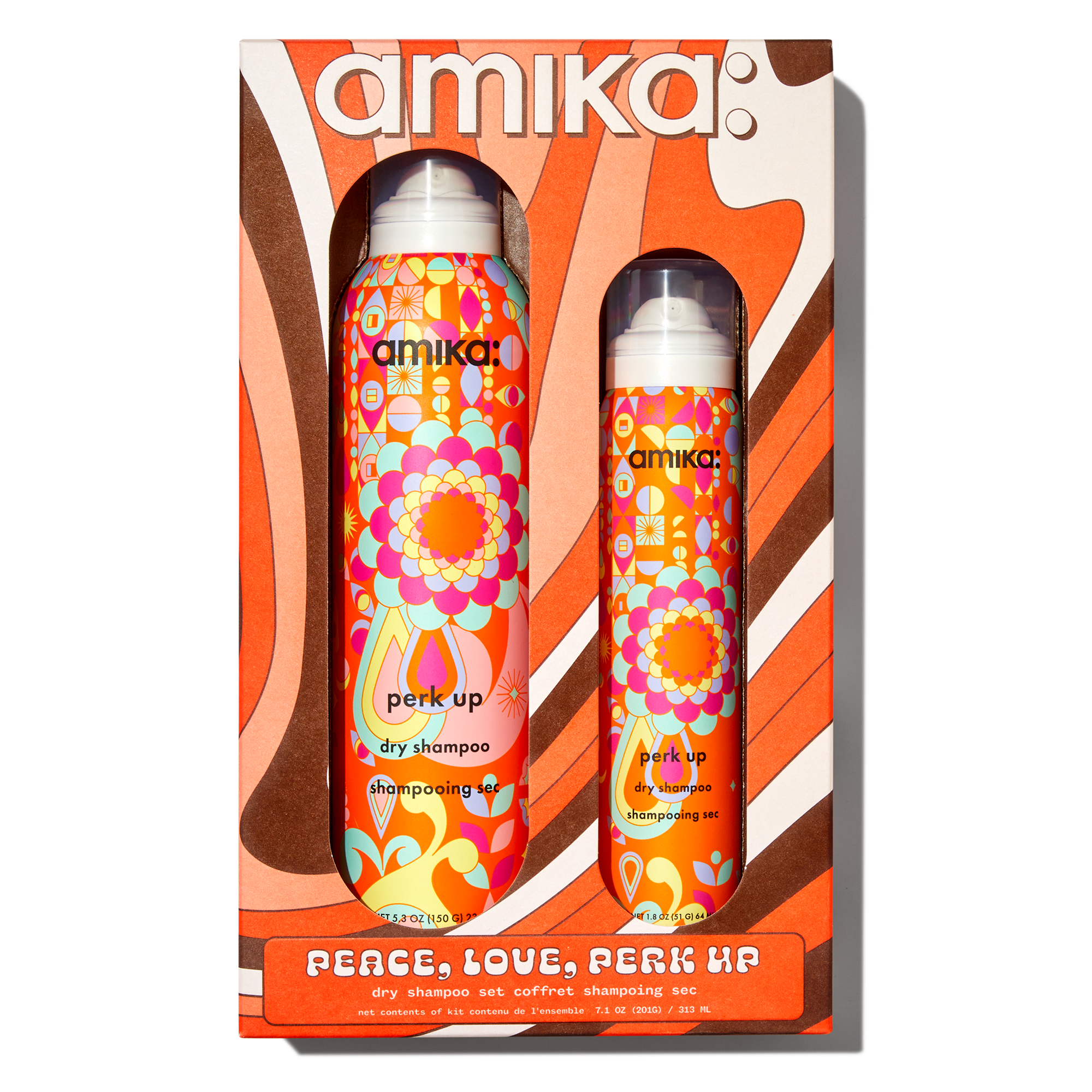 amika Perk Up Dry Shampoo for Any Hair Color from Dark Brunette to Light Blonde Talc and Aluminum Free No White Residue No Sulfates Parabens or Phthalates Travel Size 1 oz
