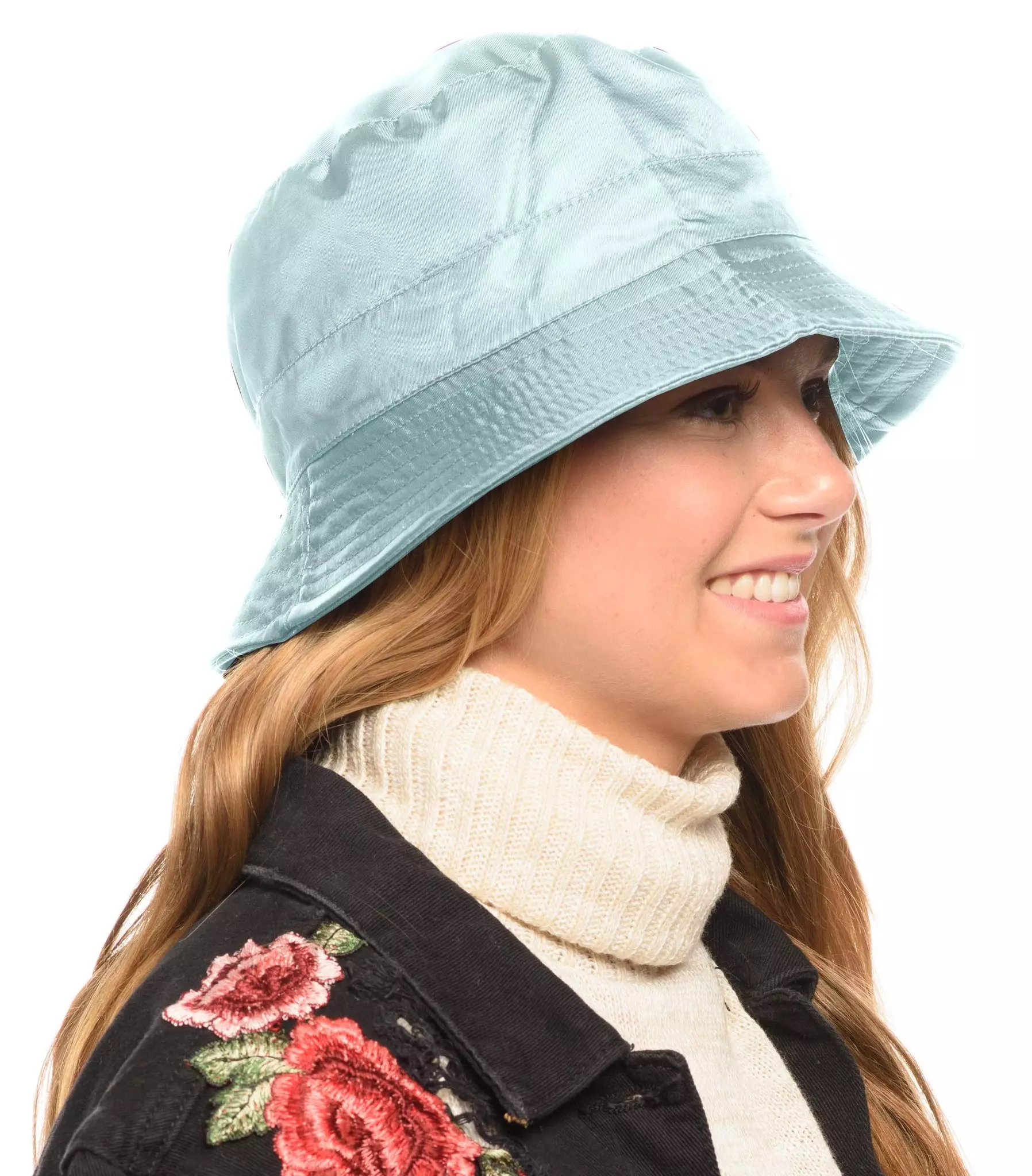 Angela and William Bucket Rain Hat