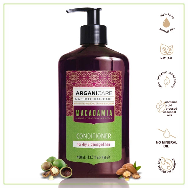 Arganicare Natural Haircare Macadamia Leave-in Conditioner