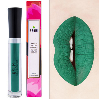 Aromi Matte Liquid Lipstick – Emerald Green