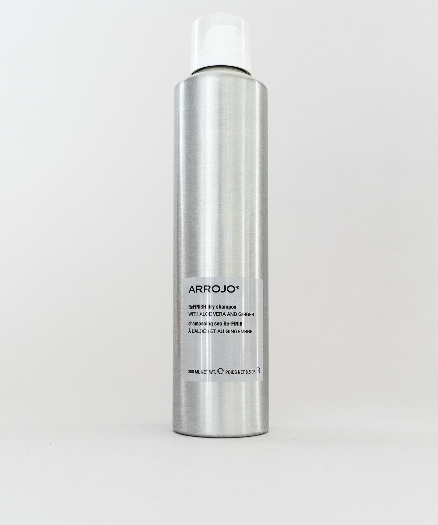ARROJO ReFINISH Volumizing Dry Shampoo for Women & Men - Revitalizing Dry Shampoo Spray w/Invisible Finish ? Women & Mens Dry Shampoo for All Hair Types Large