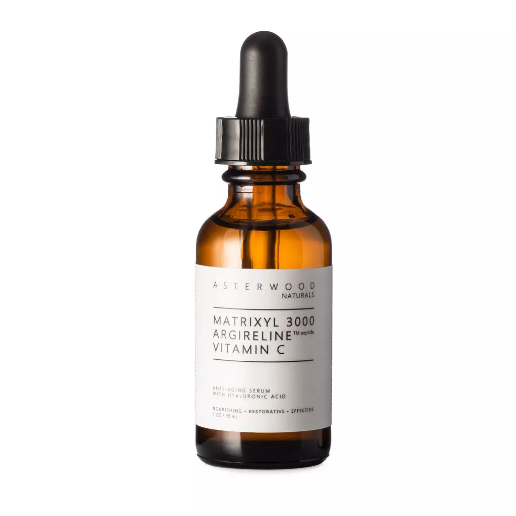 Asterwood Naturals Matrixyl 3000 with Argireline Peptide and Vitamin C Anti-Aging Serum