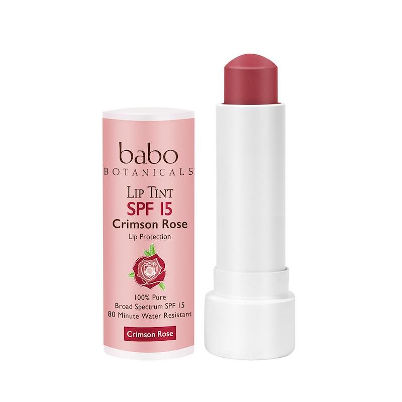 Babo Botanicals Lip Tint Conditioner– Beach Rose