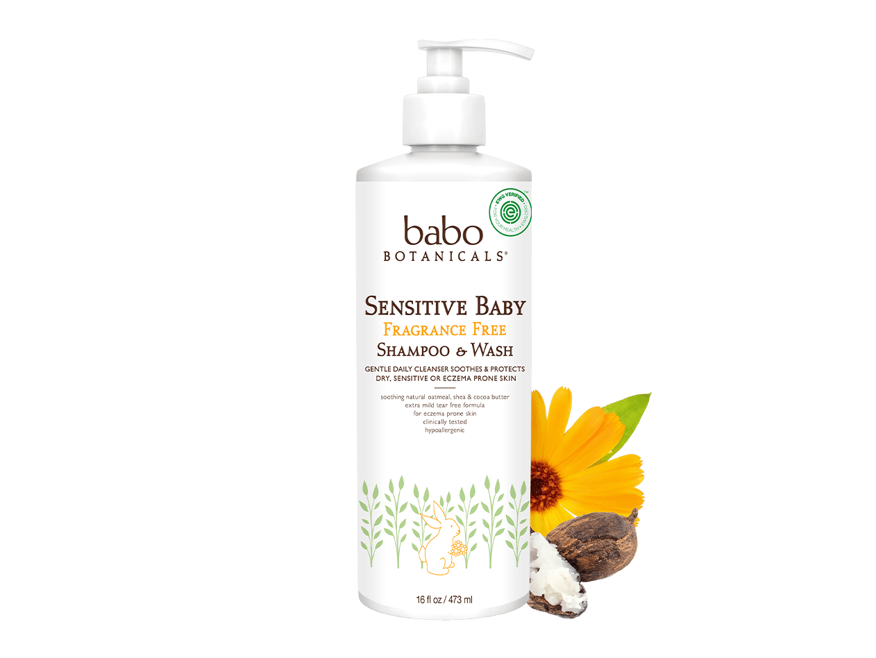 babo Botanicals Sensitive Baby Shampoo & Wash 