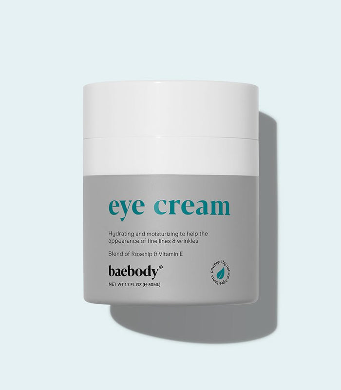 Baebody Eye Cream with Rosehip and Hibiscus to Reduce Puffiness and Dark Circles while Improving Elasticity