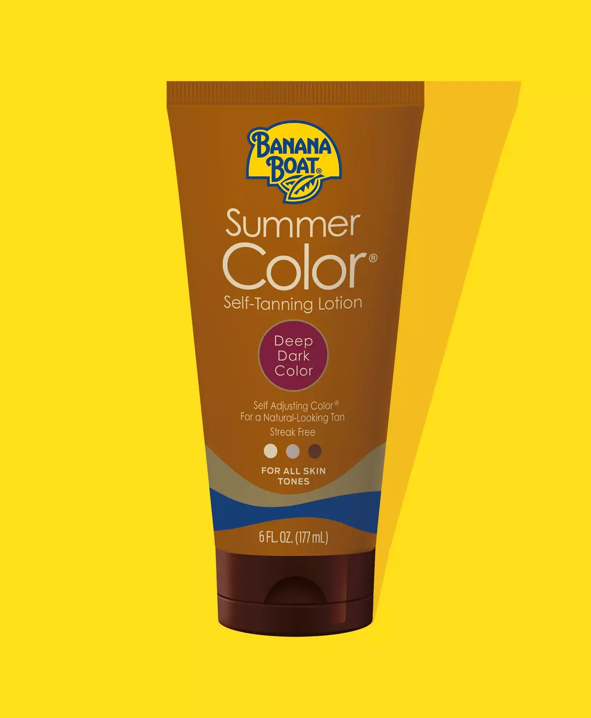 Banana Boat, Summer Color Self-Tanning Lotion, Deep Dark Color for All Skin Tones, 6 oz