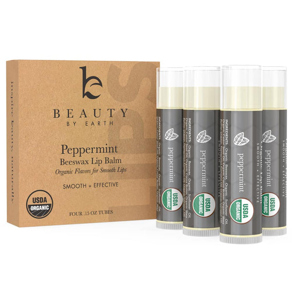 Beauty By Earth Peppermint Beeswax Lip Balm