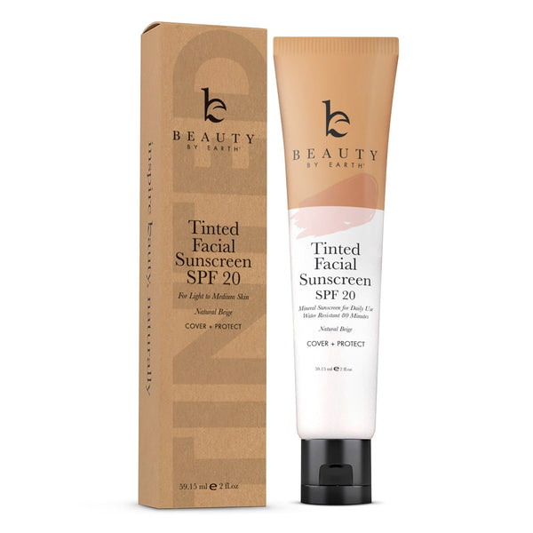 Beauty by Earth Tinted Facial Sunscreen SPF 20