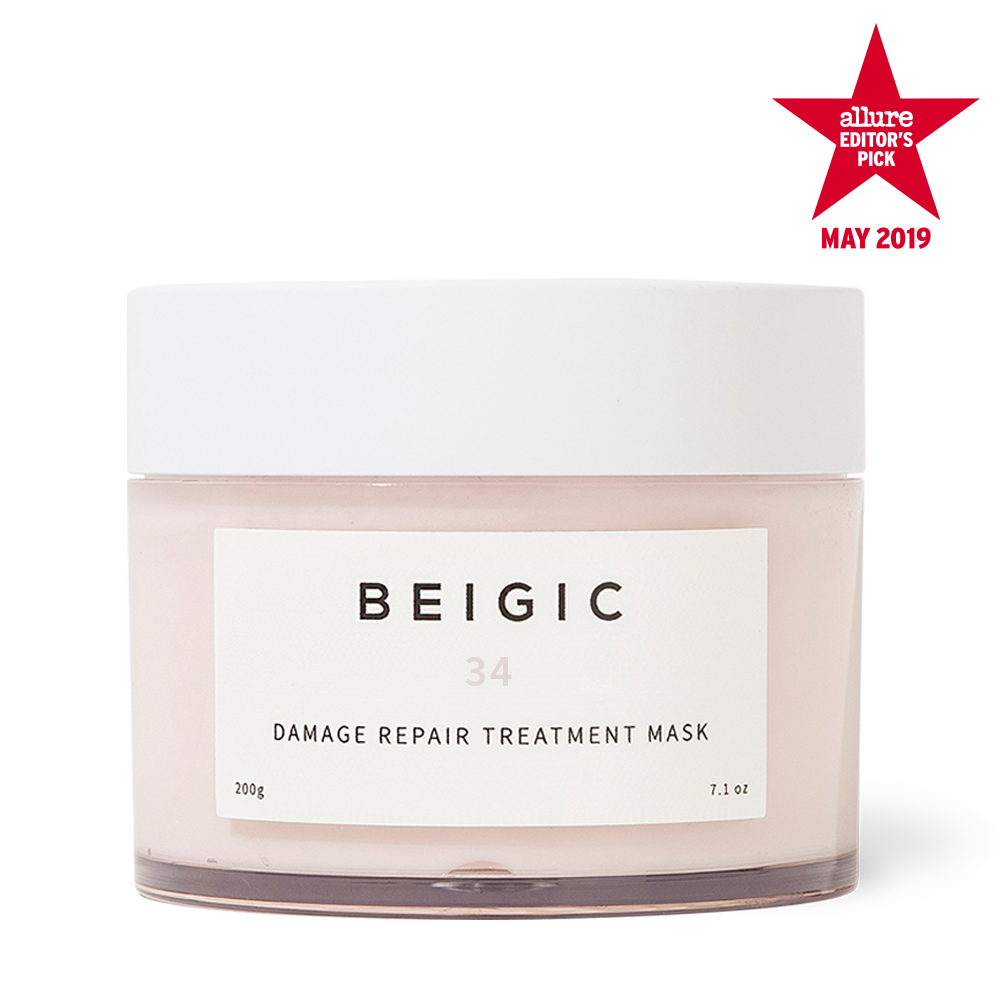 [BEIGIC] DAMAGE REPAIR TREATMENT MASK (7.05 oz.) | Provides Moisture to damaged hair, Deeply Nourishing, Argan oil, D-Panthenol | Vegan, Cruelty Free