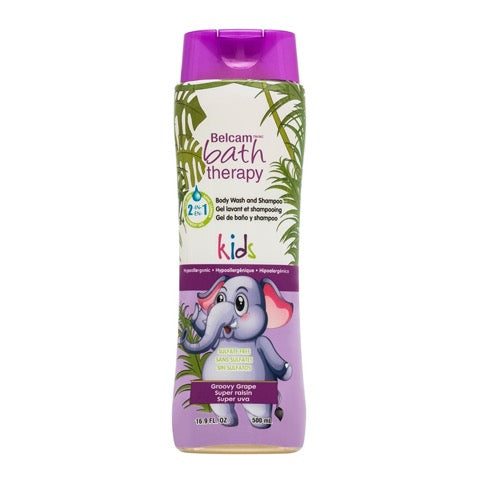 Belcam Bath Therapy Kids 2-in-1 Body Wash and Shampoo