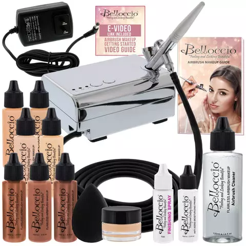 Belloccio Professional Beauty Deluxe Airbrush Cosmetic Makeup System
