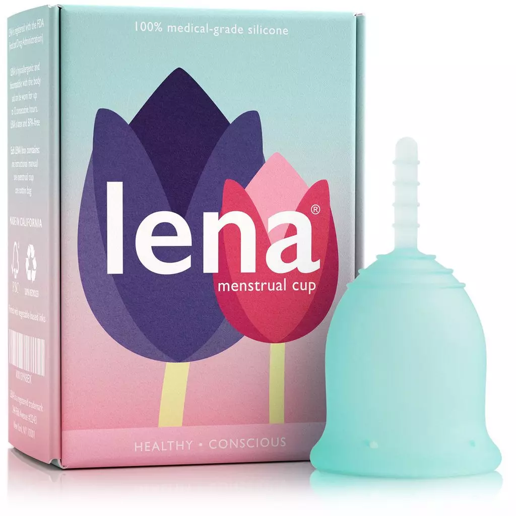 Best For Physical Activities: Lena Menstrual Cup