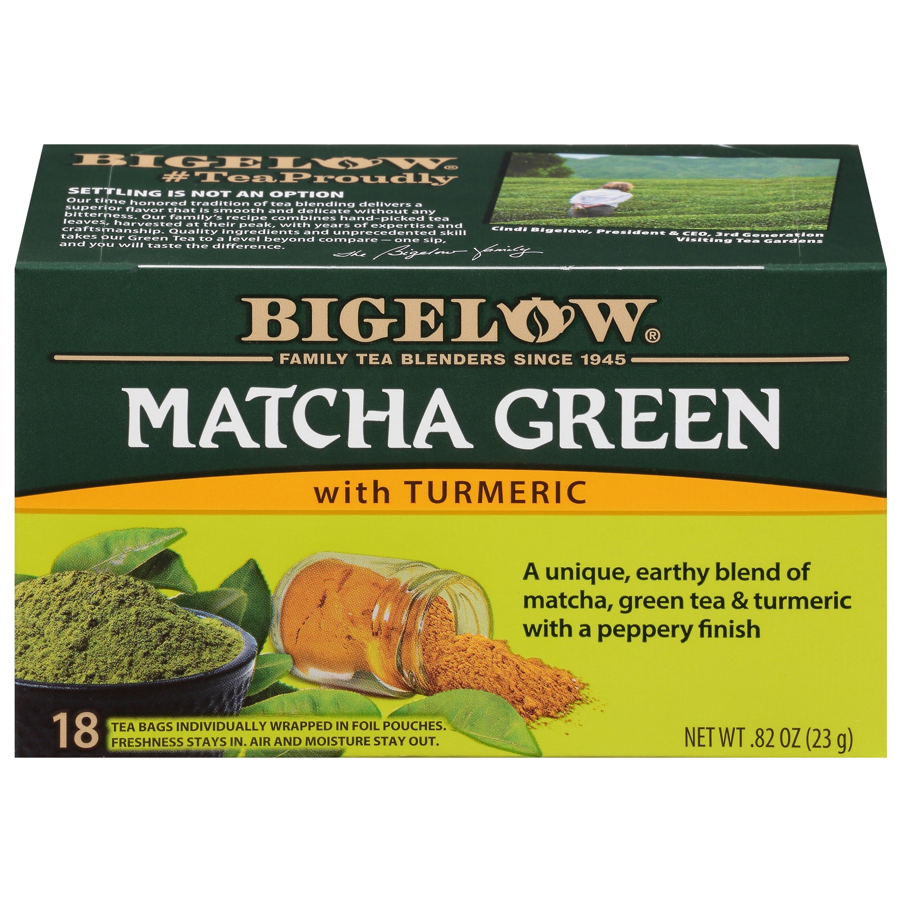 Bigelow Matcha Green With Tumeric