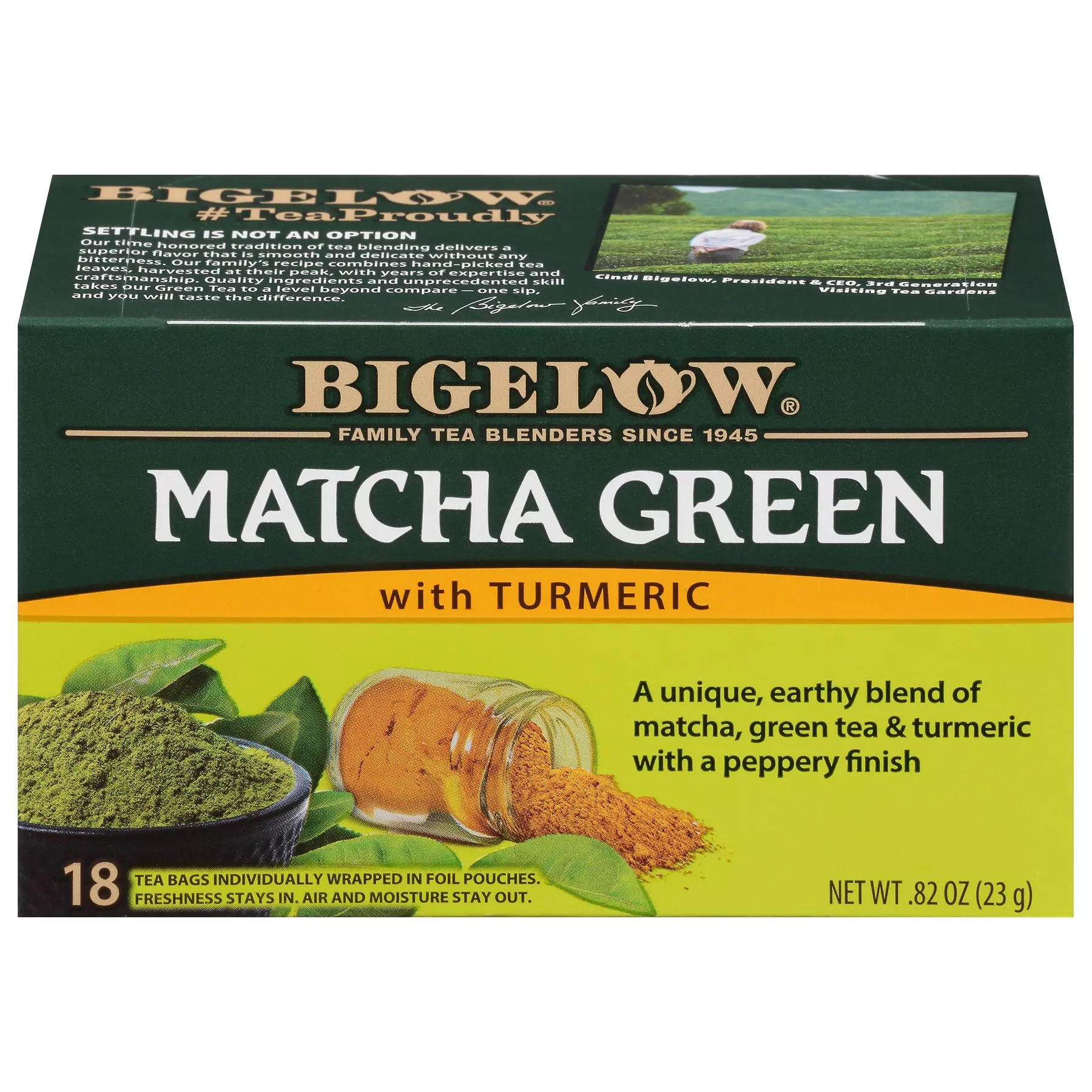 Bigelow Matcha Green With Tumeric