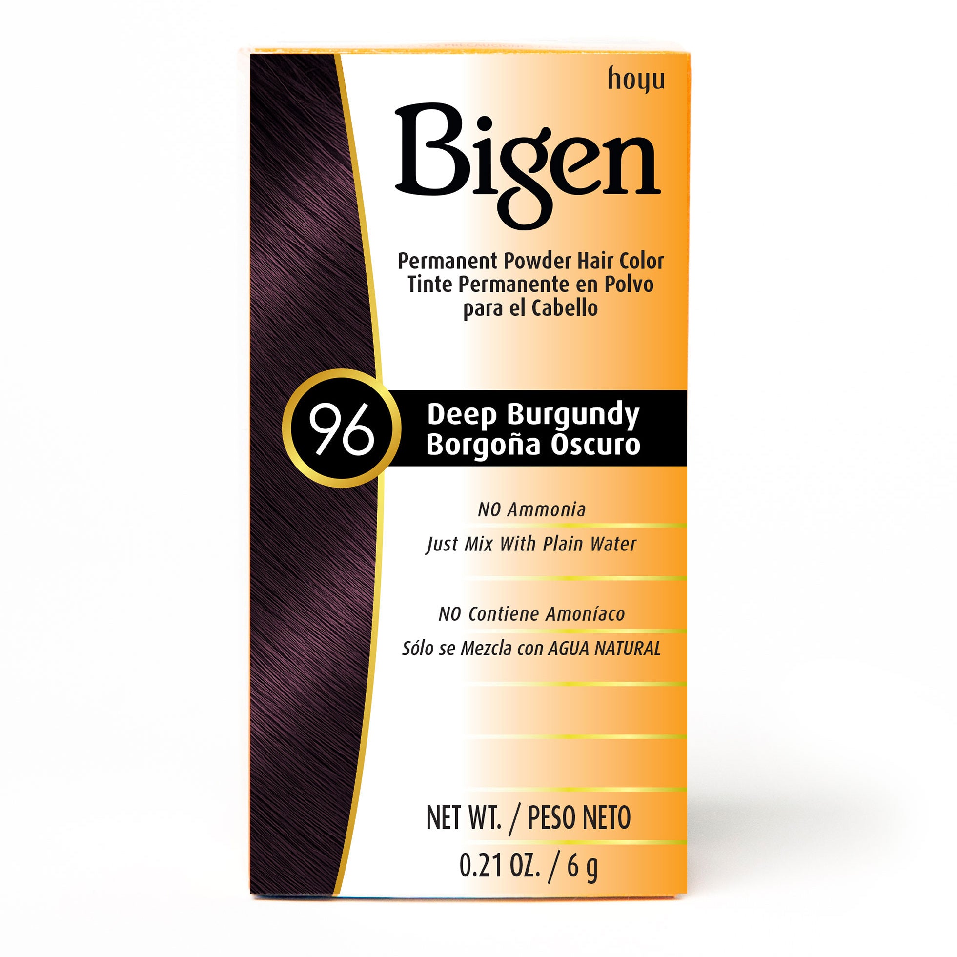 Bigen Permanent Powder Hair Color – 96 Deep Burgundy