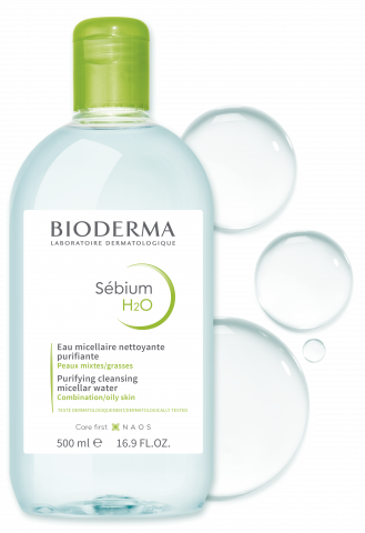 Bioderma - Sebium H2O - Micellar Water - Facial Cleanser and Makeup Remover