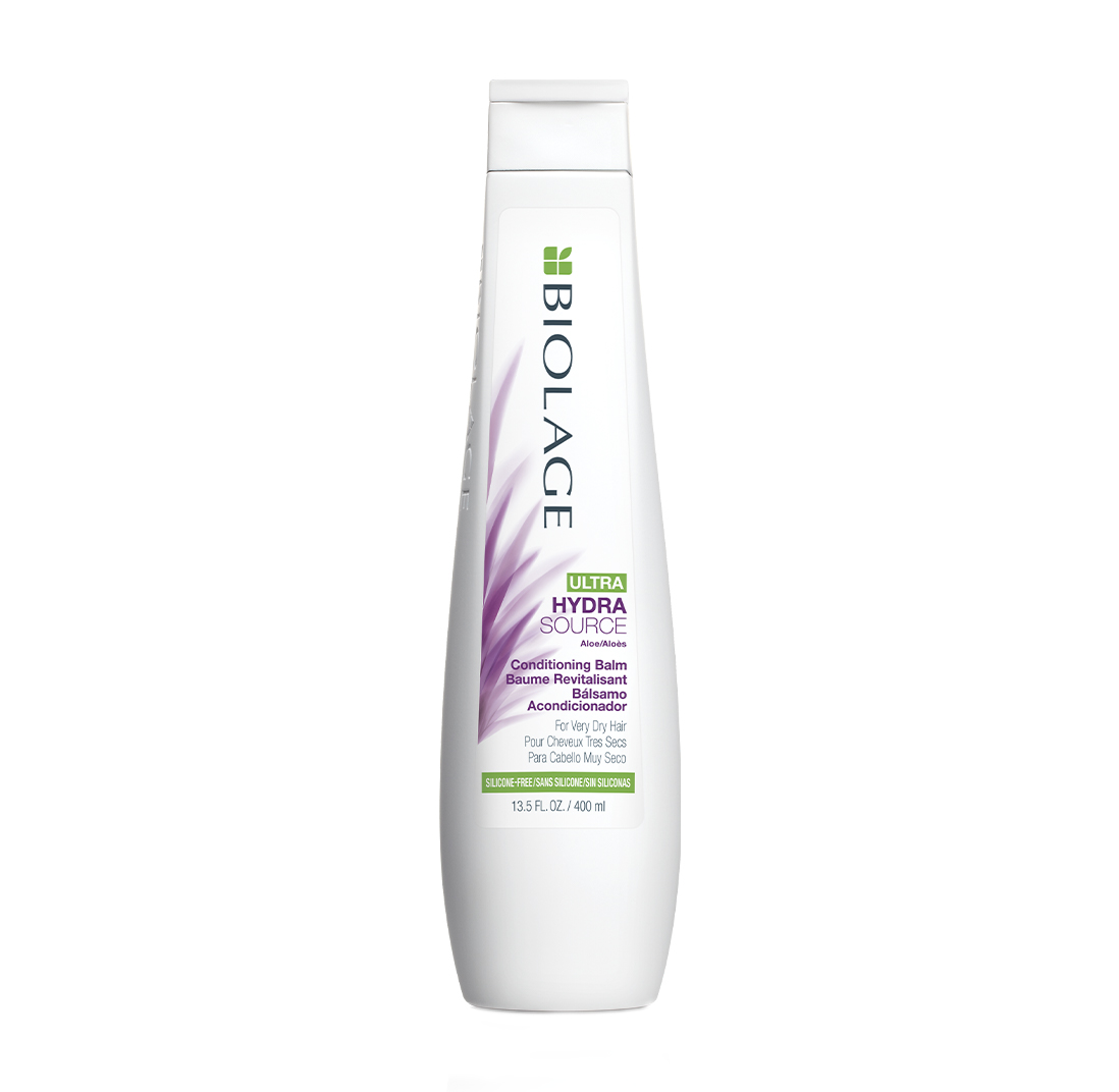 BIOLAGE Ultra Hydra Source Conditioning Balm | Anti-Frizz Deep Conditioner Renews Hair's Moisture | For Very Dry Hair | Silicone-Free | Vegan 33.8 Fl Oz (Pack of 1)