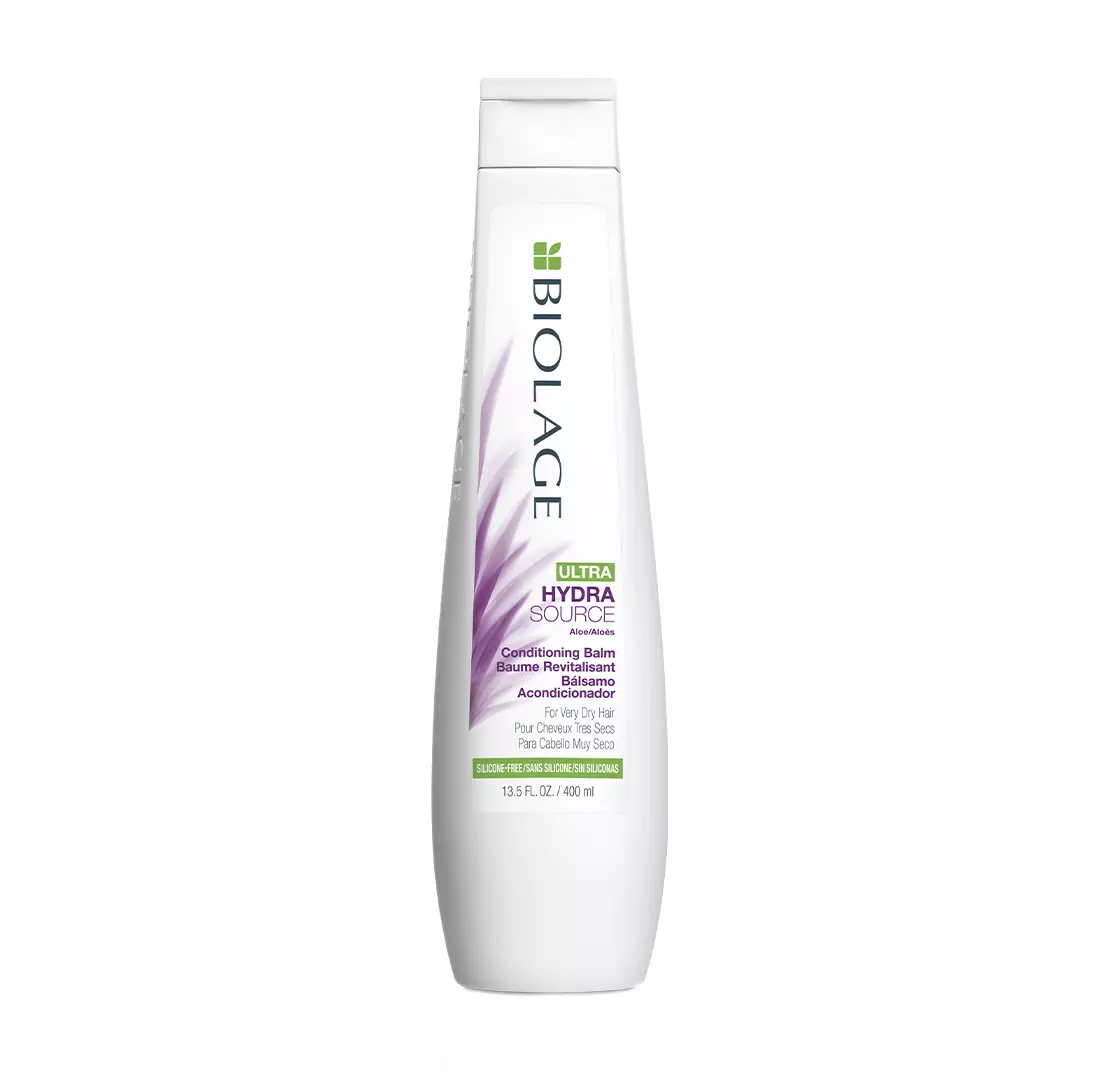 BIOLAGE Ultra Hydra Source Conditioning Balm | Anti-Frizz Deep Conditioner Renews Hair's Moisture | For Very Dry Hair | Silicone-Free | Vegan 33.8 Fl Oz (Pack of 1)