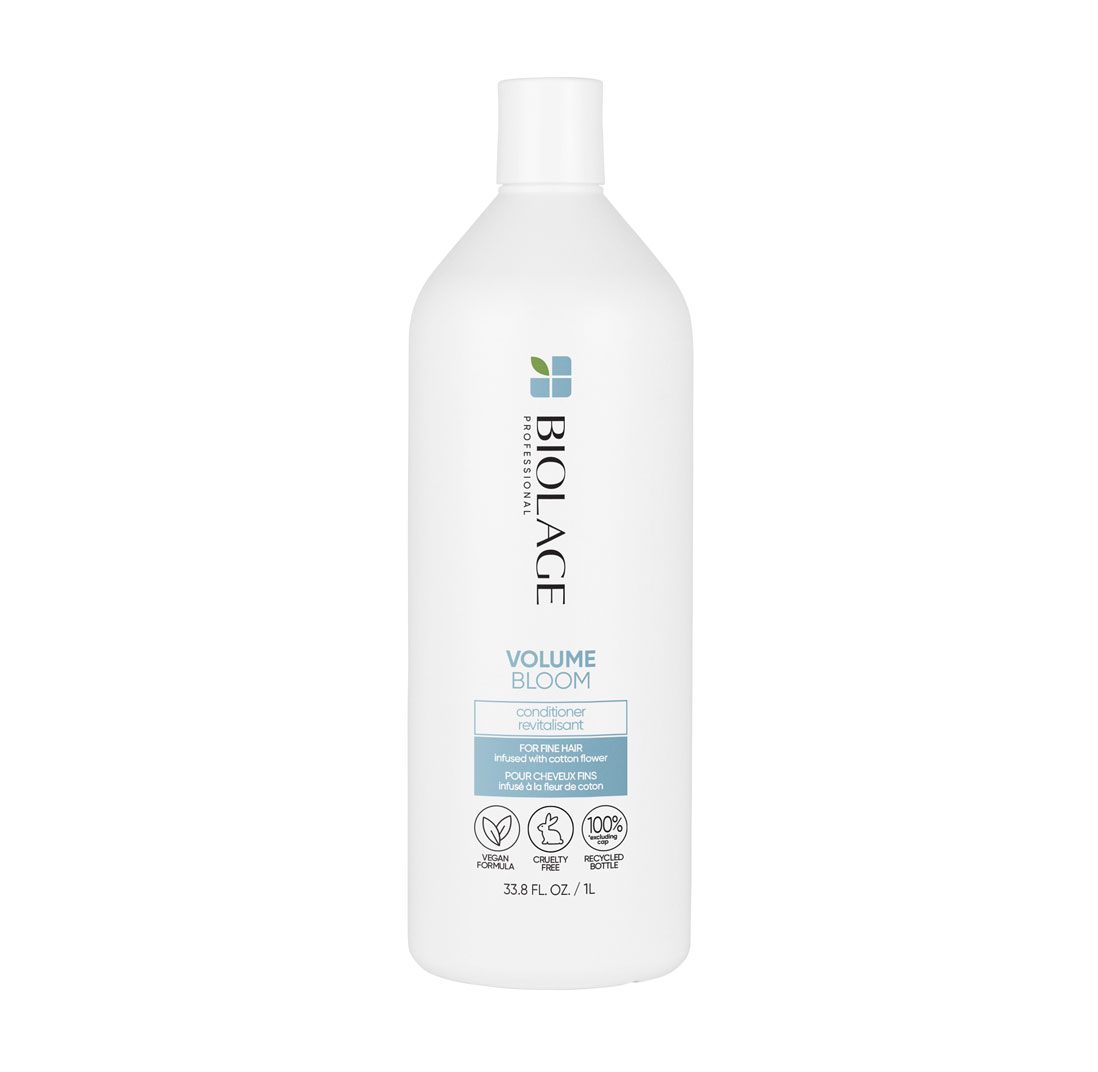 BIOLAGE?Volume Bloom?Conditioner | Weightless Moisture For Long-Lasting Voluminous Hair | For Fine Hair |?Paraben & Silicone-Free |?Vegan?? Floral 33.8 Fl Oz (Pack of 1)
