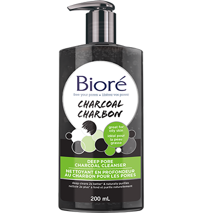 Biore Free Your Pores Deep Pore Charcoal Cleanser