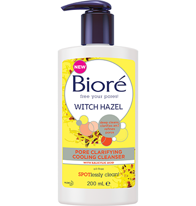 Biore Witch Hazel Pore Clarifying Cooling Cleanser
