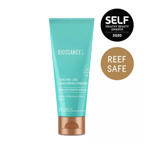 Biossance Squalane + Zinc Sheer Mineral Sunscreen