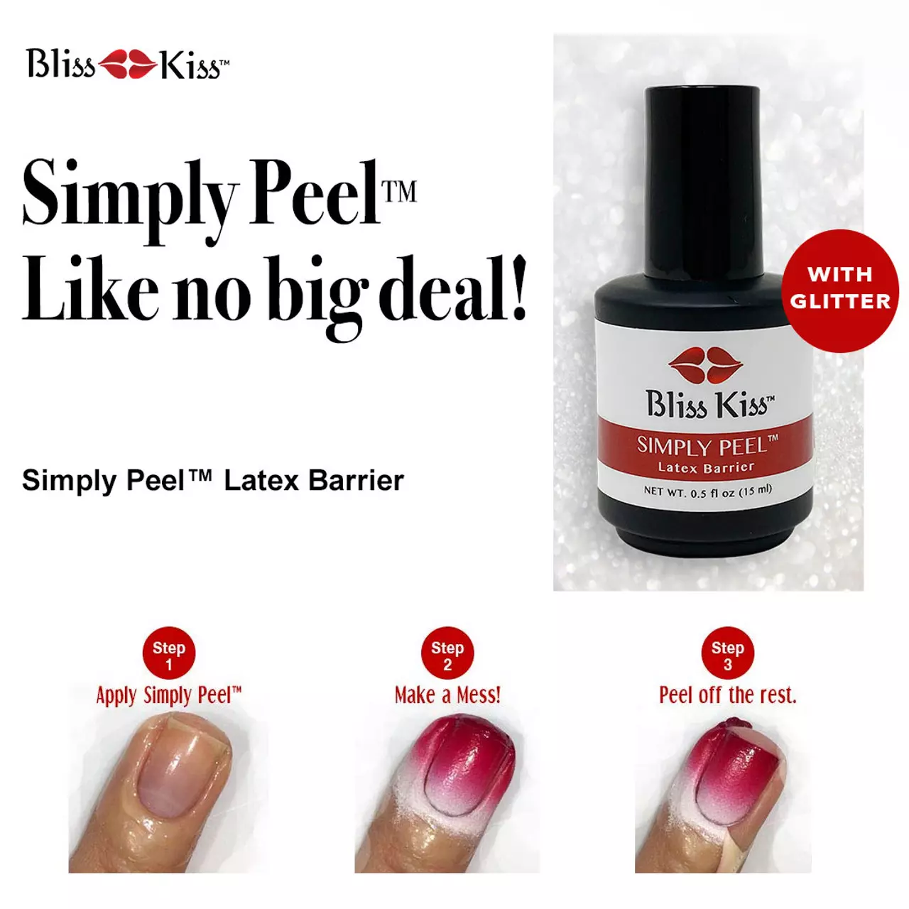 Bliss Kiss Simply Peel Latex Barrier