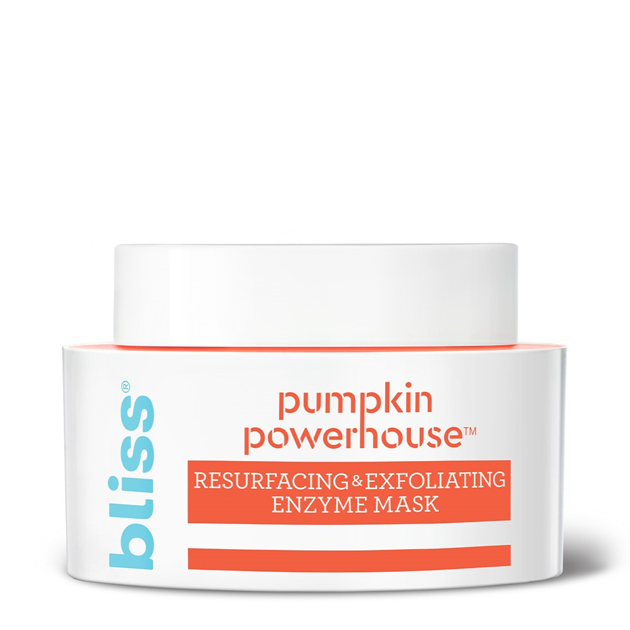 Bliss Pumpkin Powerhouse Resurfacing and Exfoliating Enzyme Face Mask with Shea Butter and Prebiotics | Clean | Cruelty-Free | Paraben Free | Vegan | 1.7 oz