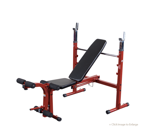 Body-Solid Adjustable Olympic Folding Weight Bench