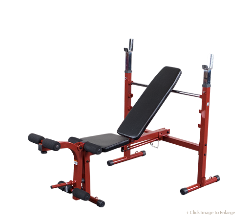 Body-Solid Adjustable Olympic Folding Weight Bench