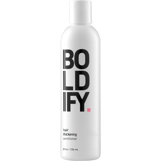 BOLDIFY Hair Thickening Conditioner - Natural Volumizing for Fine Hair, No Sulfates, Biotin Conditioner For Strand Retention, Anti-Hair Loss Conditioner Instantly Stimulates Thicker & Fuller Hair-8oz 8 Fl Oz (Pack of 1)