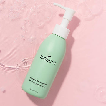 boscia Purifying Cleansing Gel - Vegan Cruelty Free Skincare. Tea Tree Face Cleanser, Natural Gentle Hydrating Green Tea Antioxidant Face Wash 5 Fl Oz