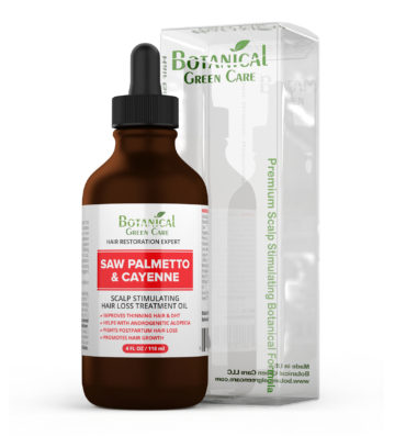 Botanical Green Care Hair Scalp Stimulating Hair Loss Treatment Oil