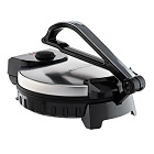 Brentwood Electric Tortilla Maker Non-Stick, 10-inch, Brushed Stainless Steel/Black