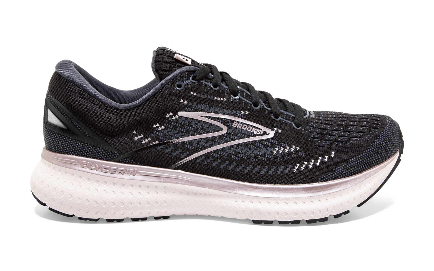 Brooks Glycerin 19 Women's Neutral Running Shoes - Grey/Ombre/White