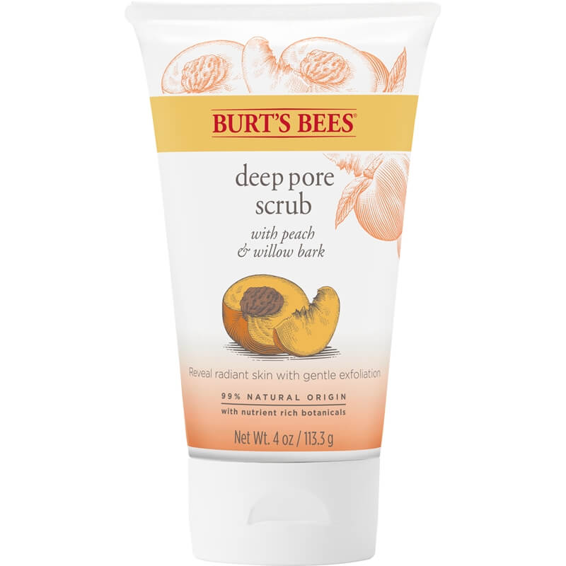 Burt's Bees Peach and Willow Bark Deep Pore Exfoliating Facial Scrub