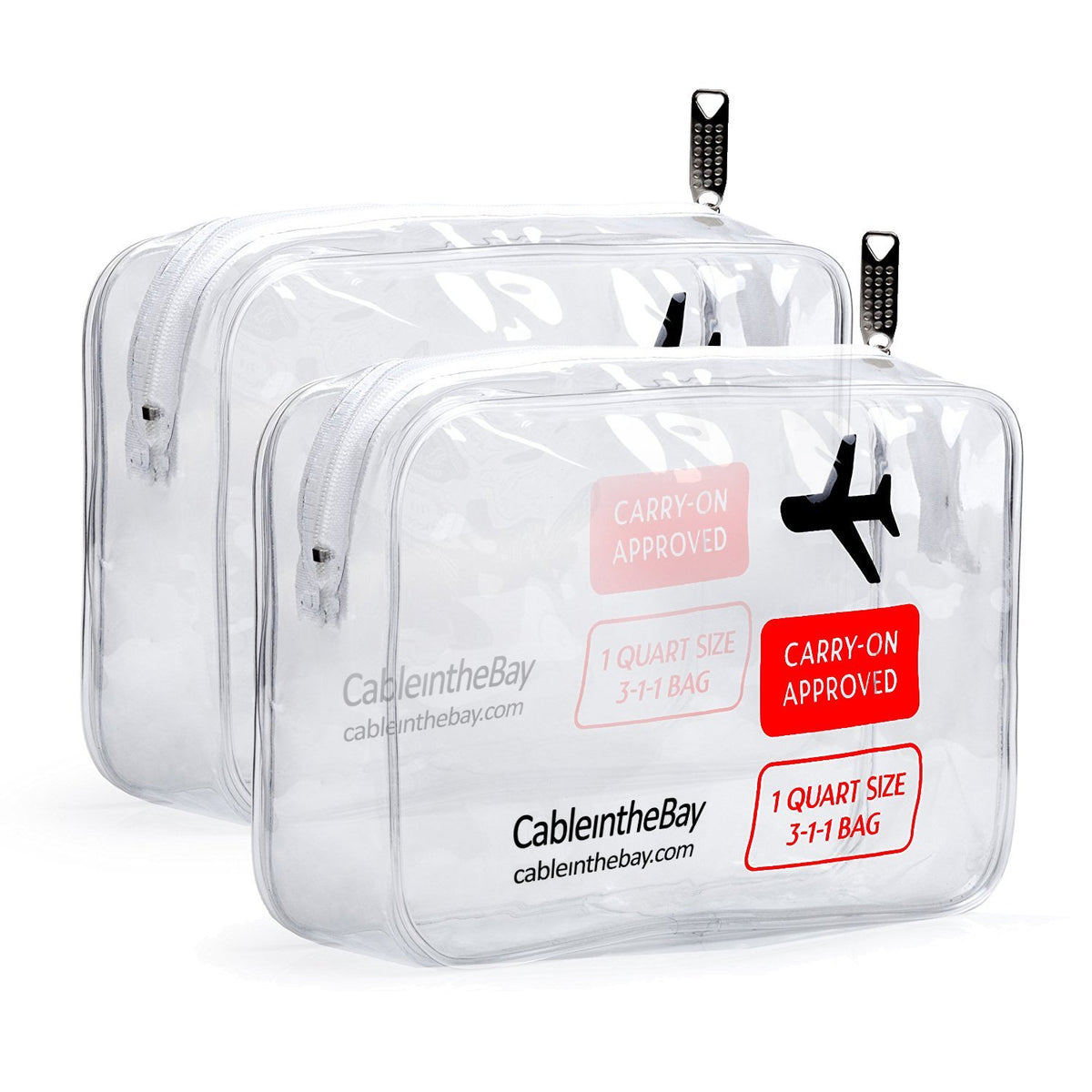 CableintheBay TSA-Approved Clear Bag Kit
